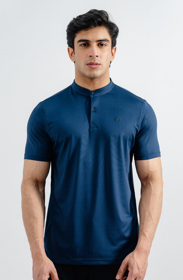 Athleisure Tee Regular Fit - Navy Blue