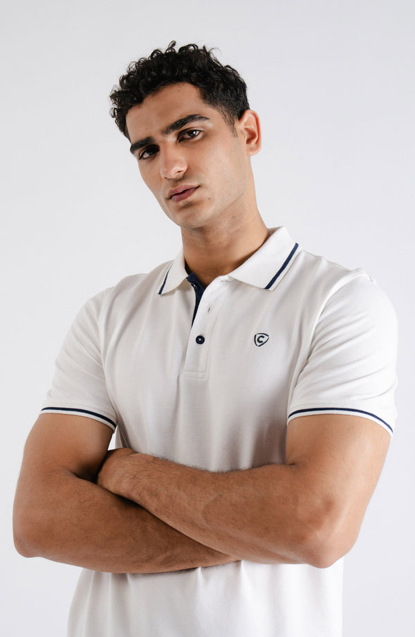 Half Sleeves Stretch Polo