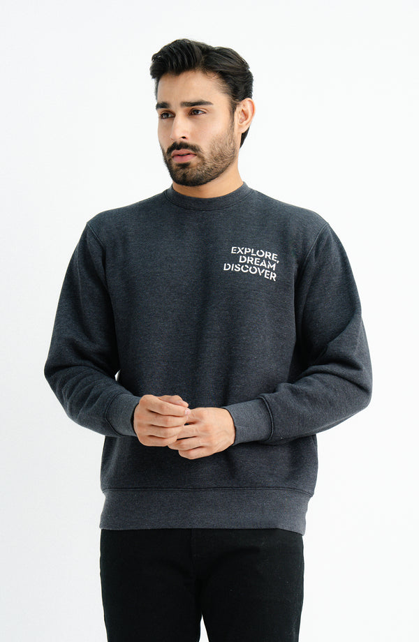 Burnout Sweatshirt- Black