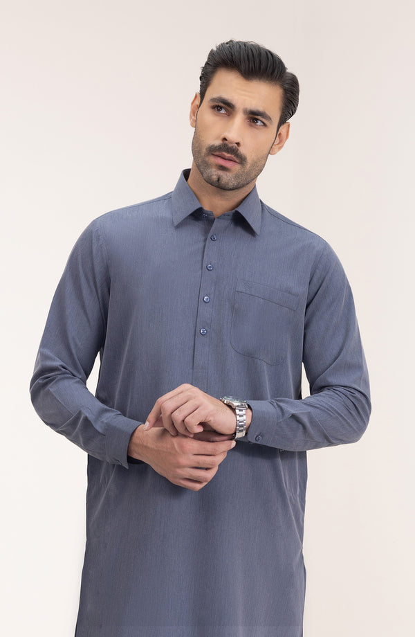 Basic Shirt Collar Shalwar Suit