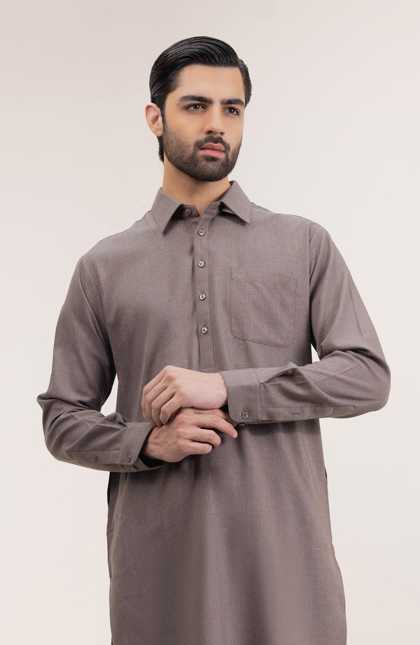 Basic Shirt Collar Shalwar Suit