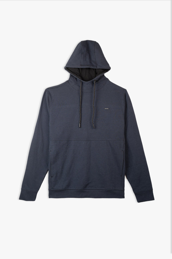 TEXTURE RIB HOODIE