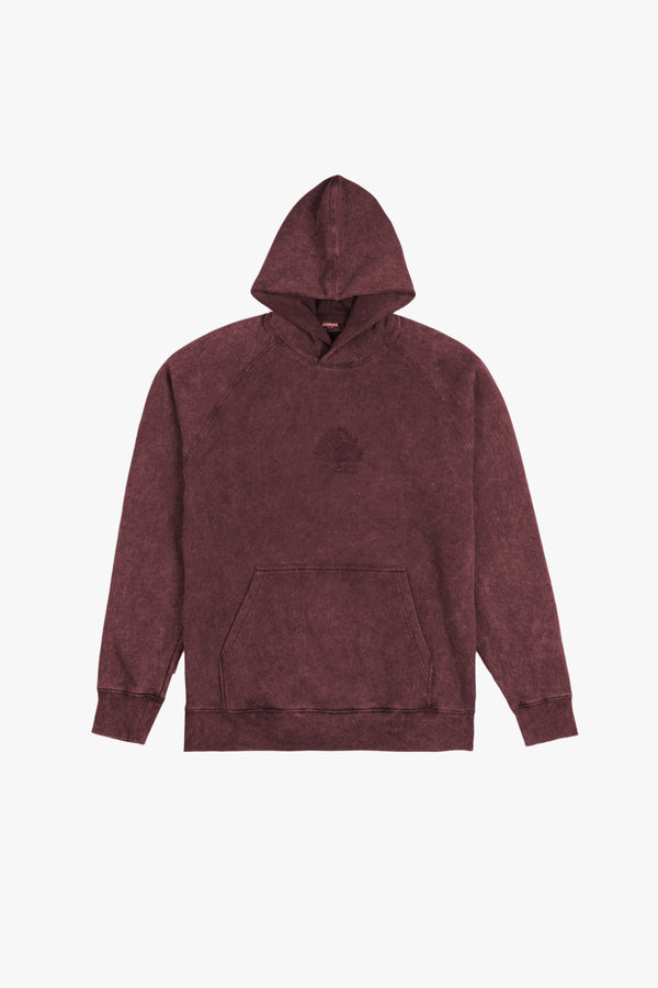 DROP SHOULDER ACID WASH HOODIE
