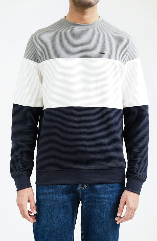 Ottoman Cross Sweatshirt Regular Fit - Grey