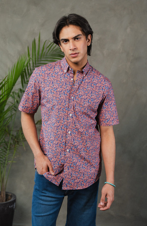 Half Sleeves Cotton Shirt