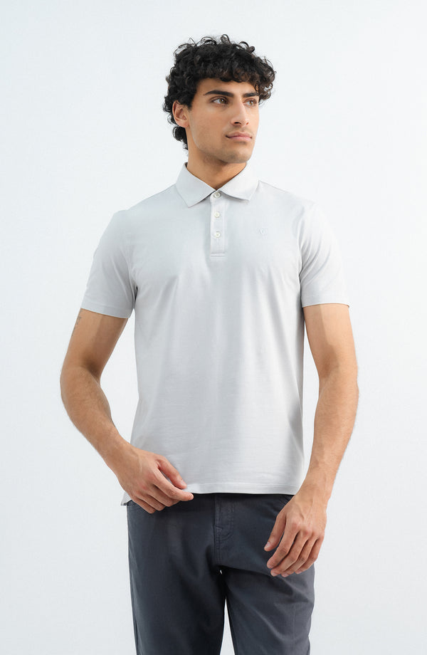 Self Collar Polo - Sand