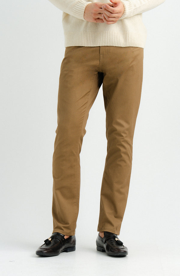 Suede Pant - Brown