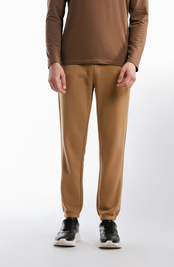 Fleece Joggers Pants - Mustard