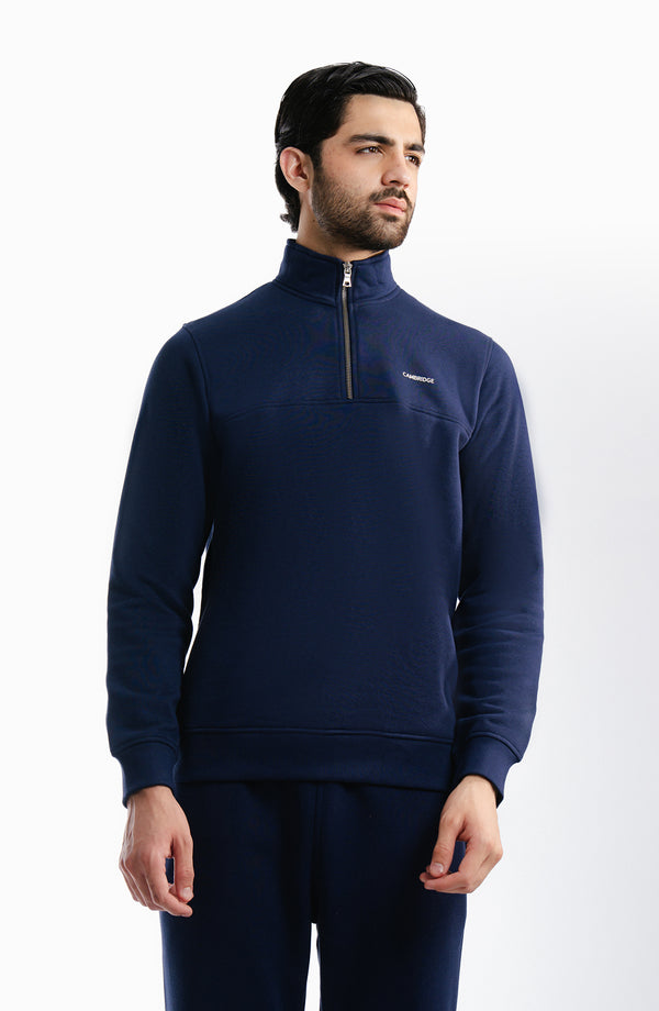 Fleece Pullover - Navy