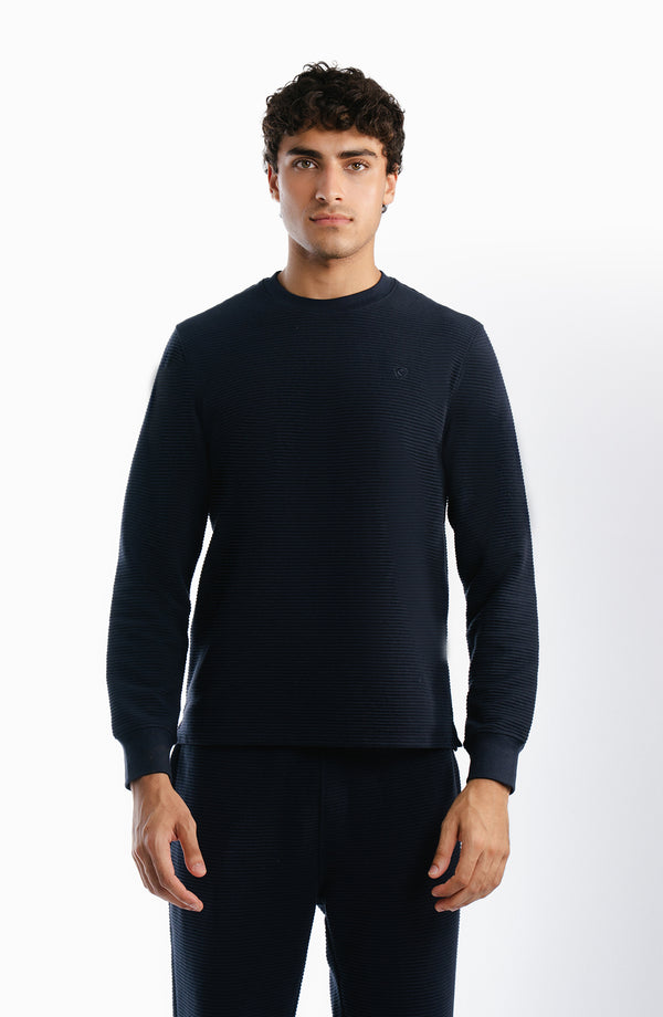 Ottoman Sweatshirt - Navy Blue