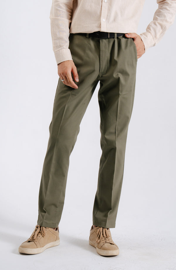 Wrinkle Free Pant - Olive