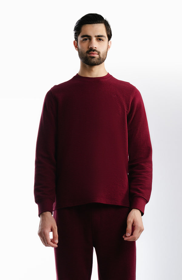 Ottoman Sweatshirt - Burgundy