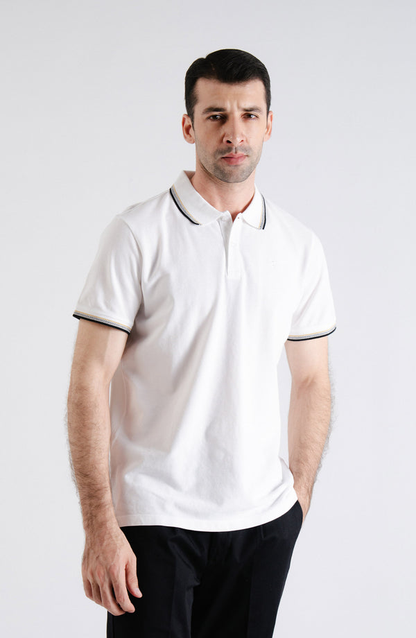 Half Sleeves Pique Polo Shirt