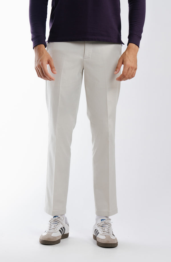 Wrinkle Free Slim Fit Pant - Beige