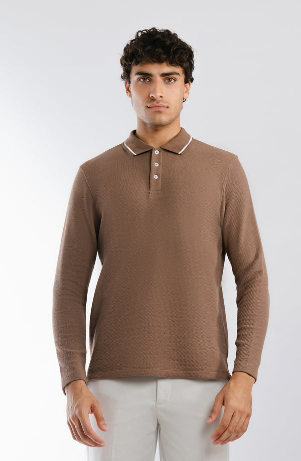 Flat Back Pique Polo