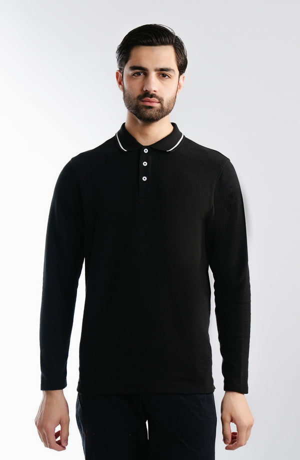 Flat Back Pique Polo