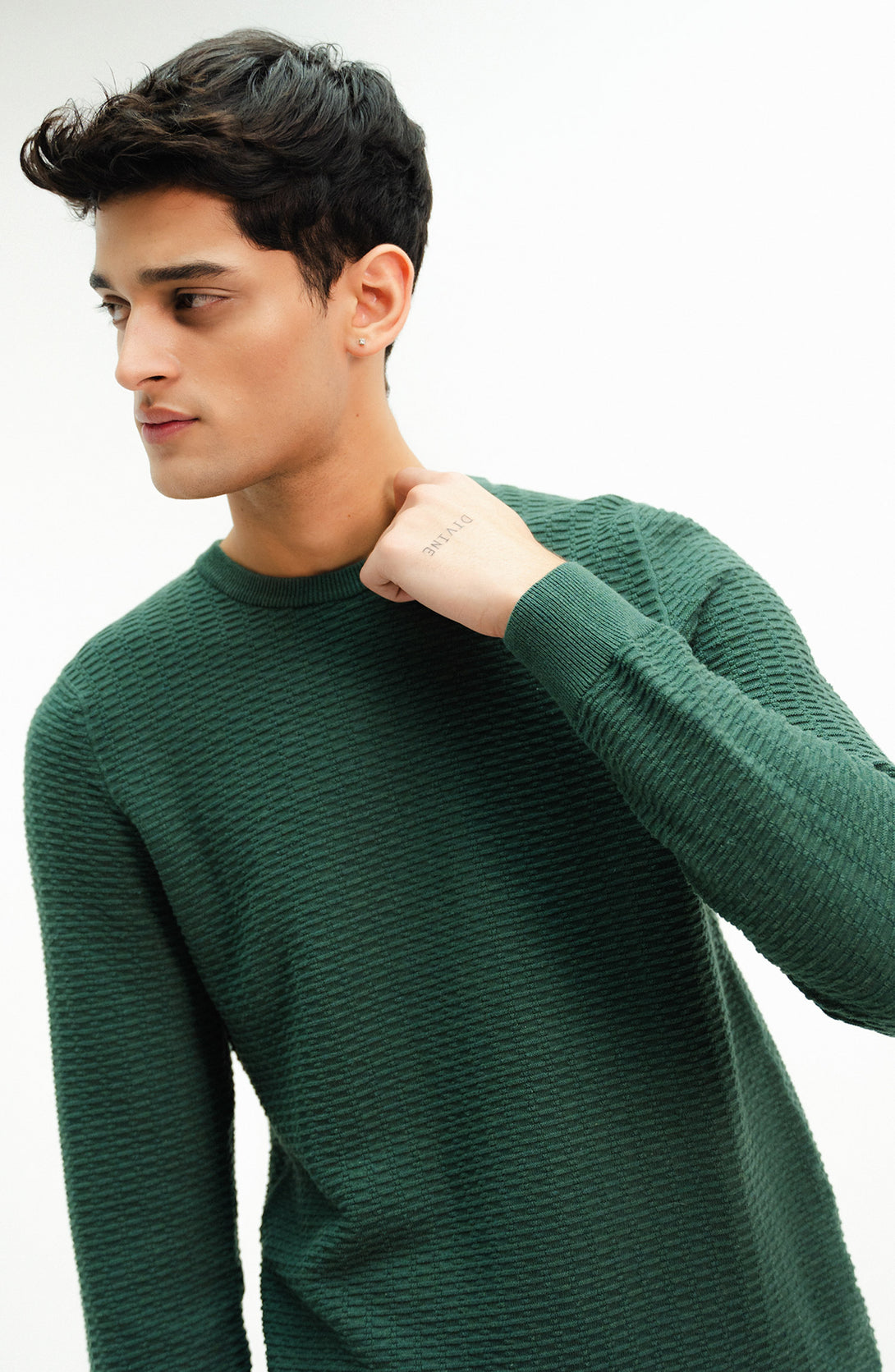 Cotton Sweater Textured – Cambridge Shop