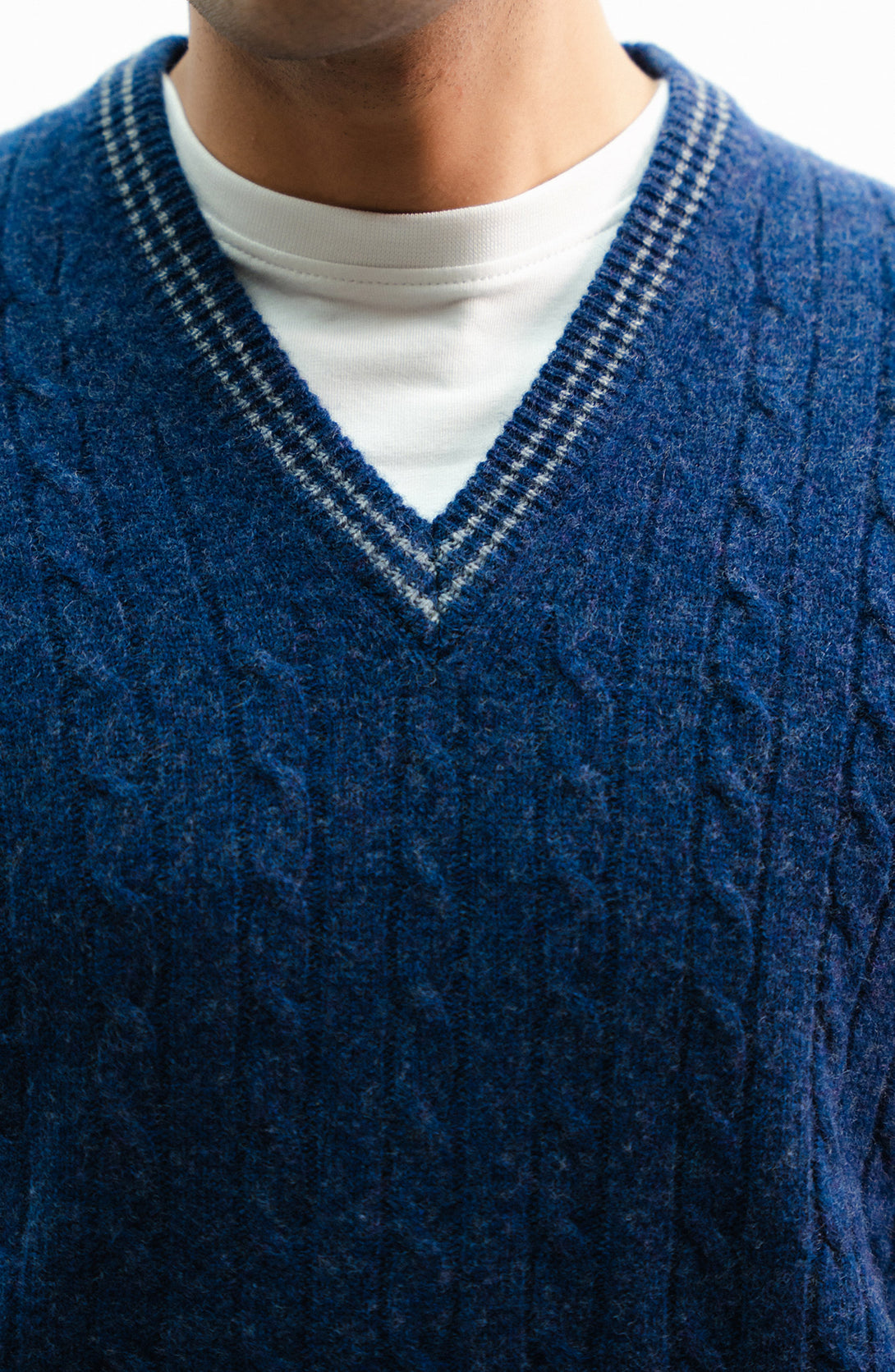 Lambs Wool - Cable Knit Sweater – Cambridge Shop
