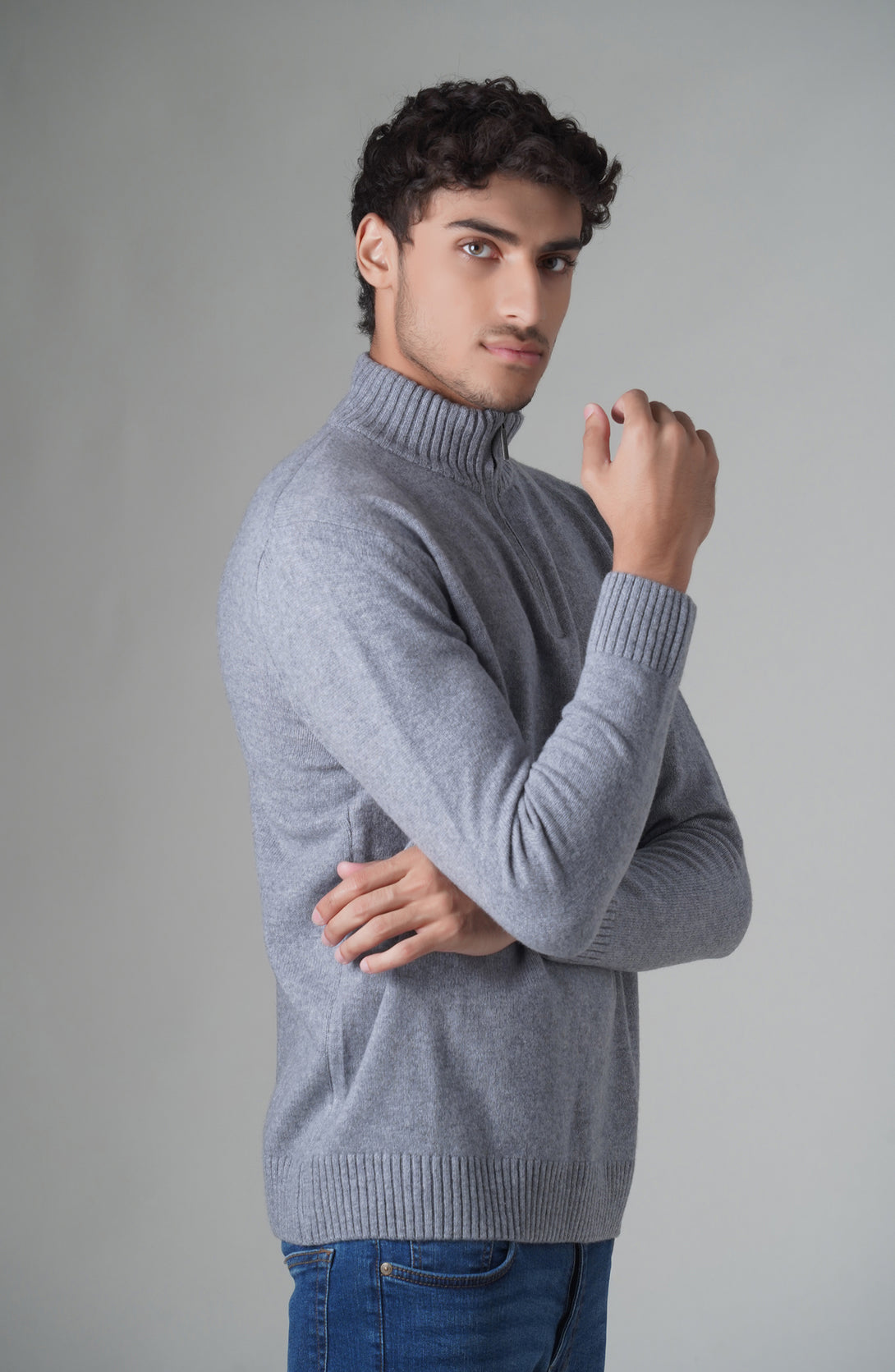 Lambs Wool - Half Zipper Sweater – Cambridge Shop