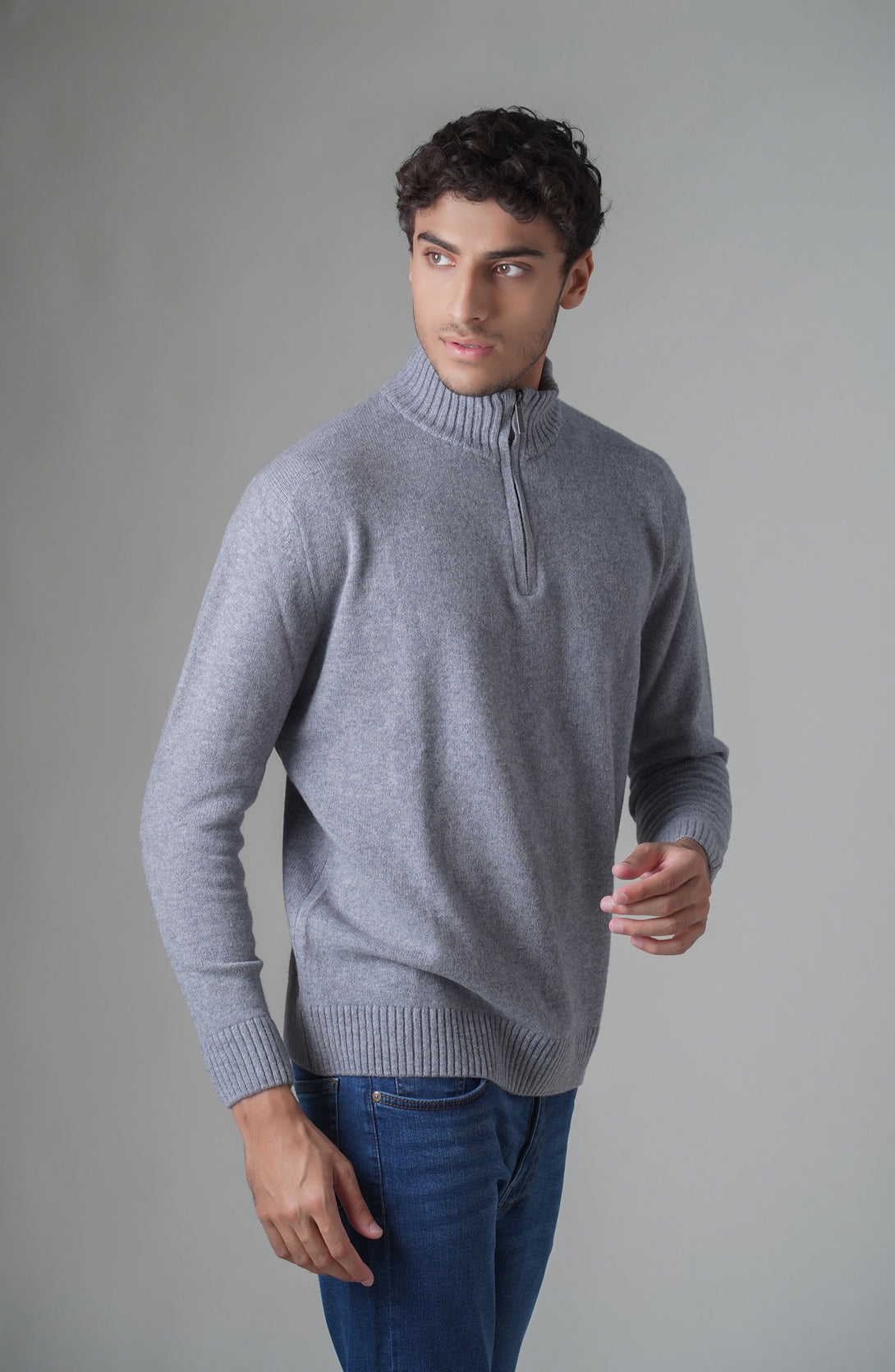 Lambs Wool - Half Zipper Sweater – Cambridge Shop