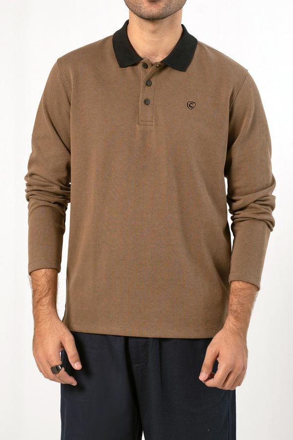 TEXTURE RIB POLO