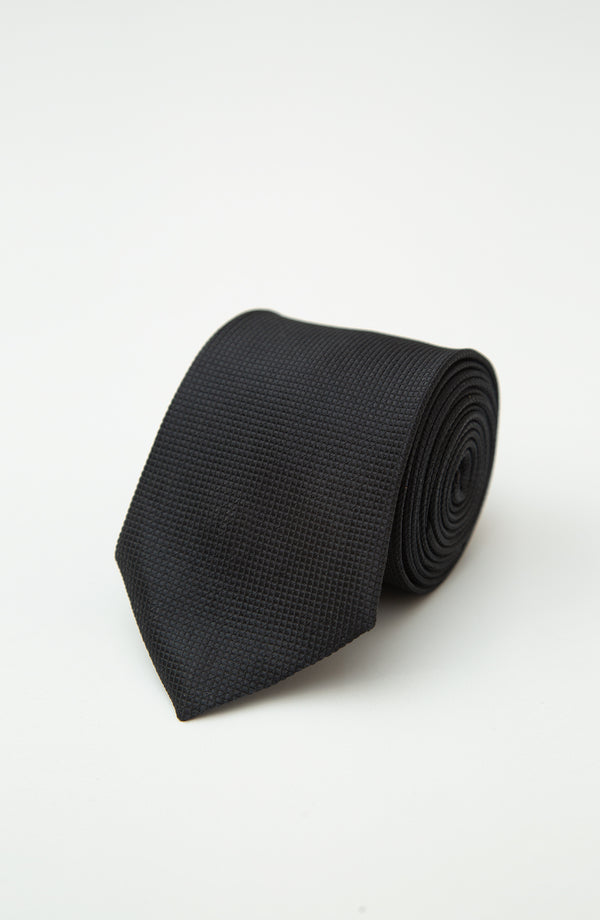 Microfibre Tie - Black