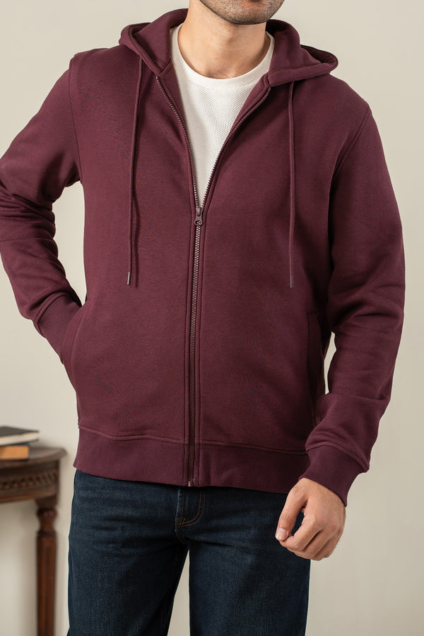 HOODIE ZIPPER HIDDEN POCKET