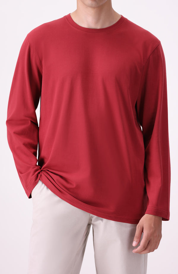 Lycra Crew Smart Fit T-Shirt - Red