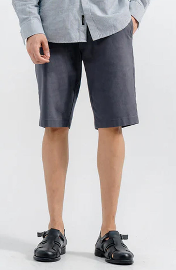 Linen Shorts - Charcoal