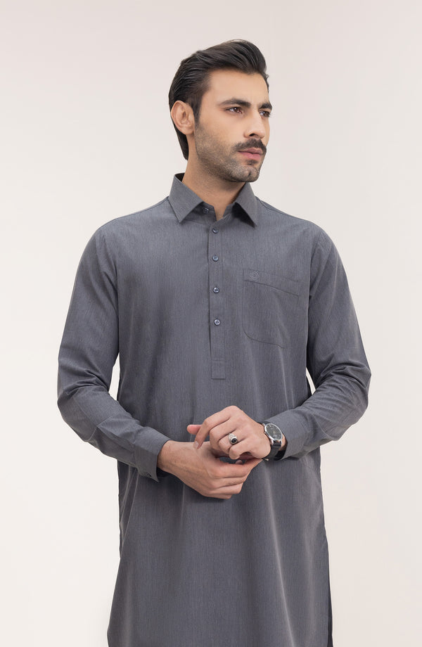 Basic Shirt Collar Shalwar Suit