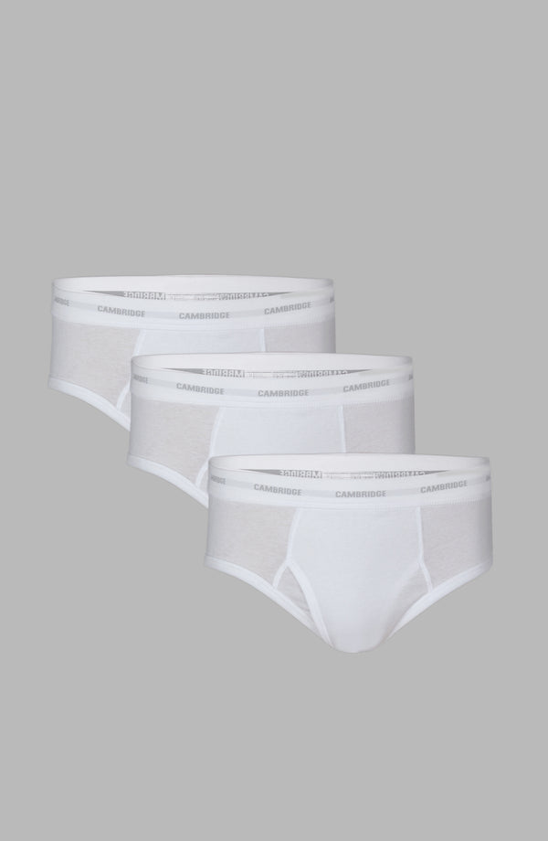 White Classic Briefs (Pack of 3)