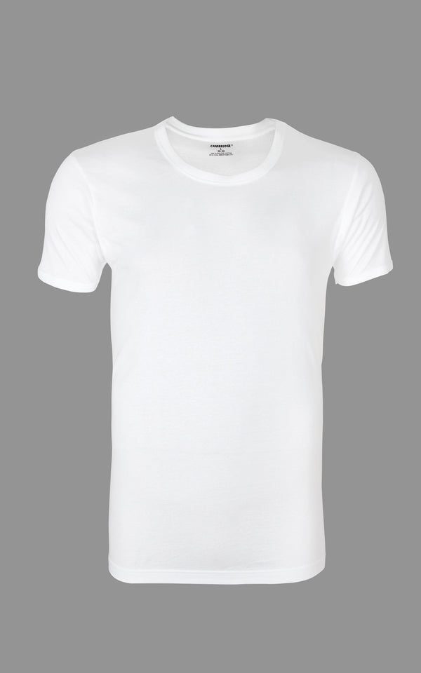 White Inner Crew Neck