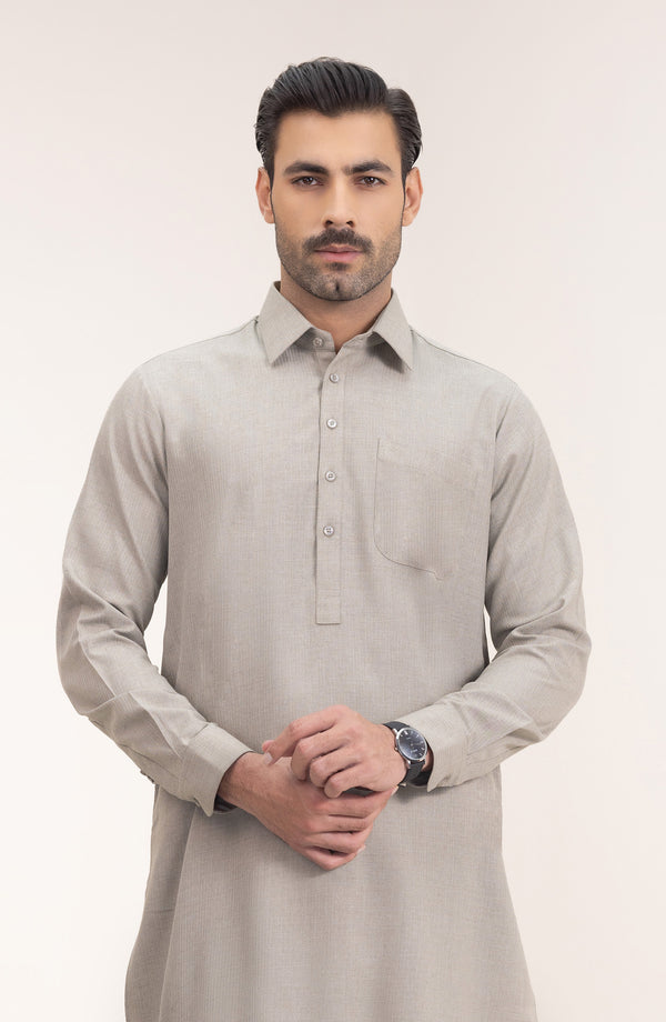 Basic Shirt Collar Shalwar Suit