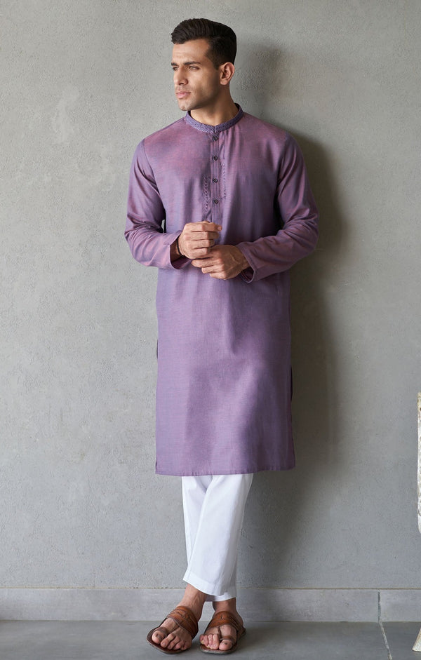 Embroidered Cotton Rangoli Kurta