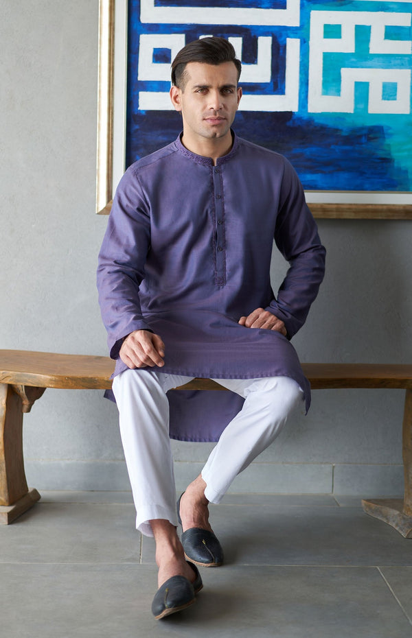 Embroidered Cotton Rangoli Kurta