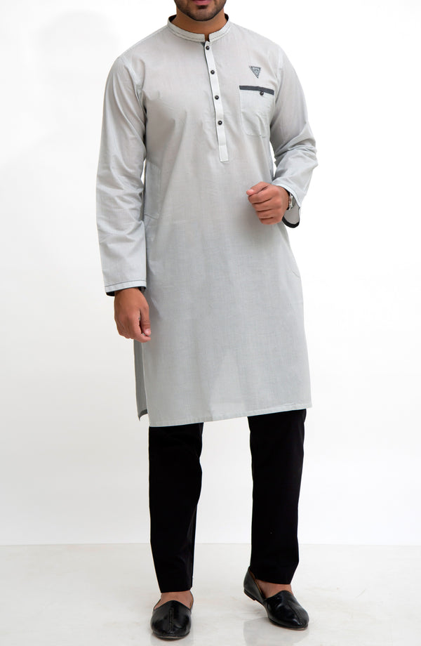 Grey Kurta