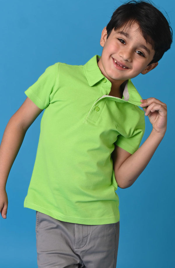 H/S GUTS PLAIN POLO - Absinthe Green (5017890619478)