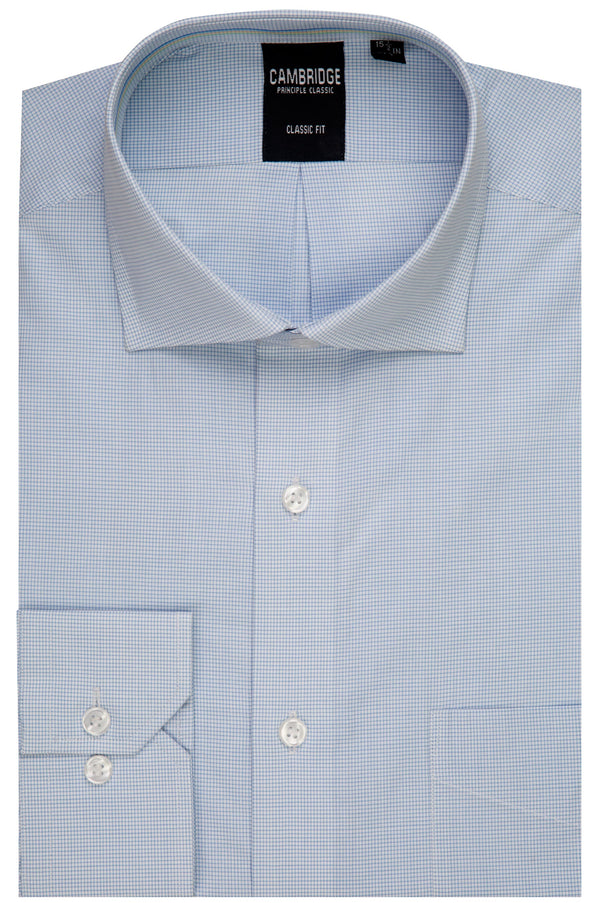 CLASSIC FIT â€“ DRESS SHIRT â€“ COTTON FABRIC â€“ YARN DYED (4681980706902)