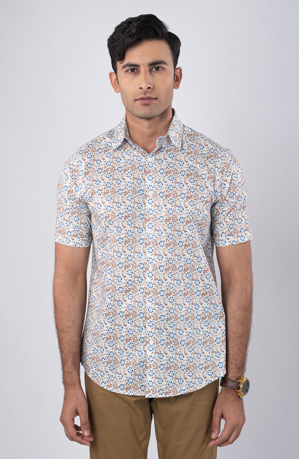 Half Sleeves Printed Shirt