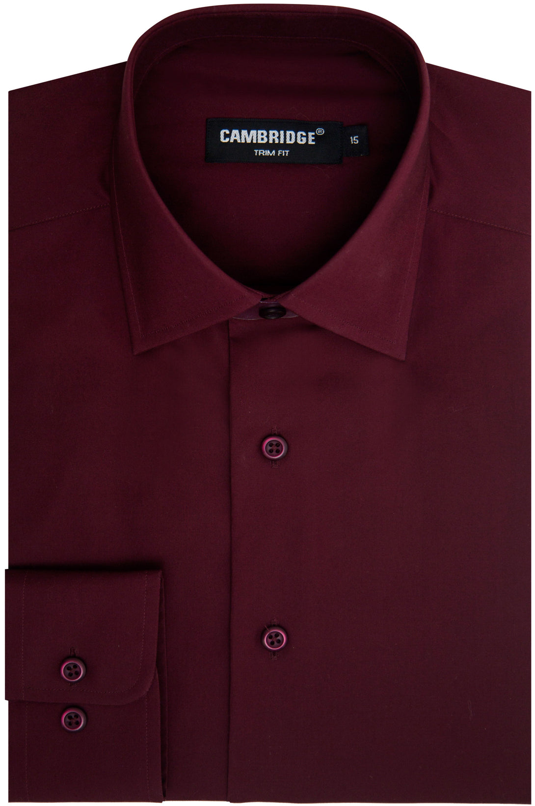 Maroon Poplin Plain Shirt Maroon Poplin Plain Shirt