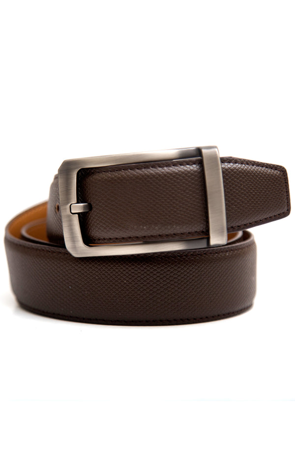 Brown Patterned Belt