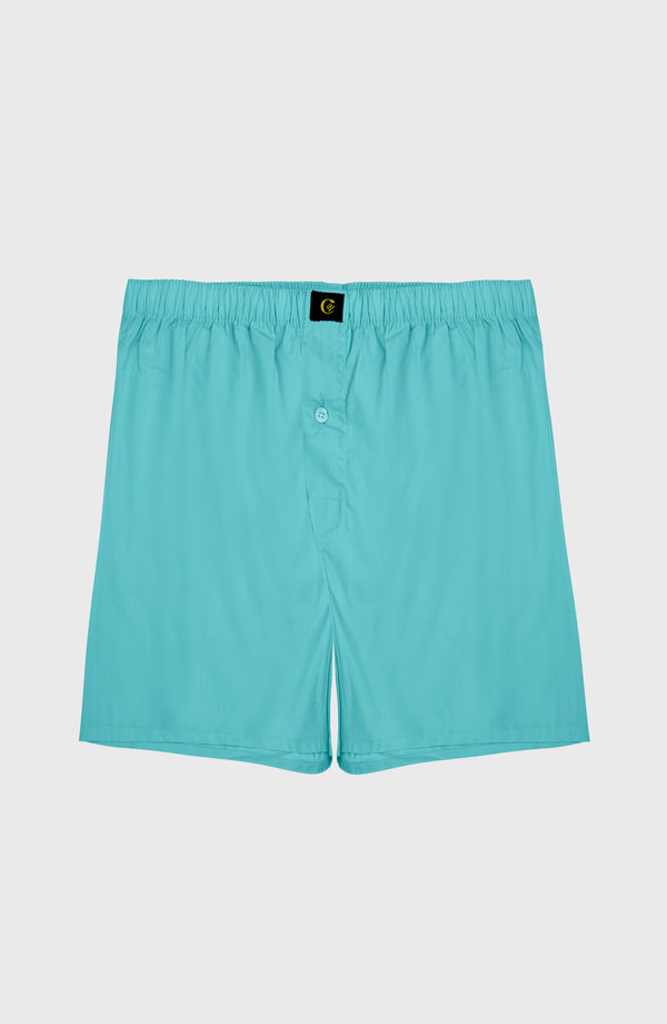 Classic Solid Turquoise Boxers