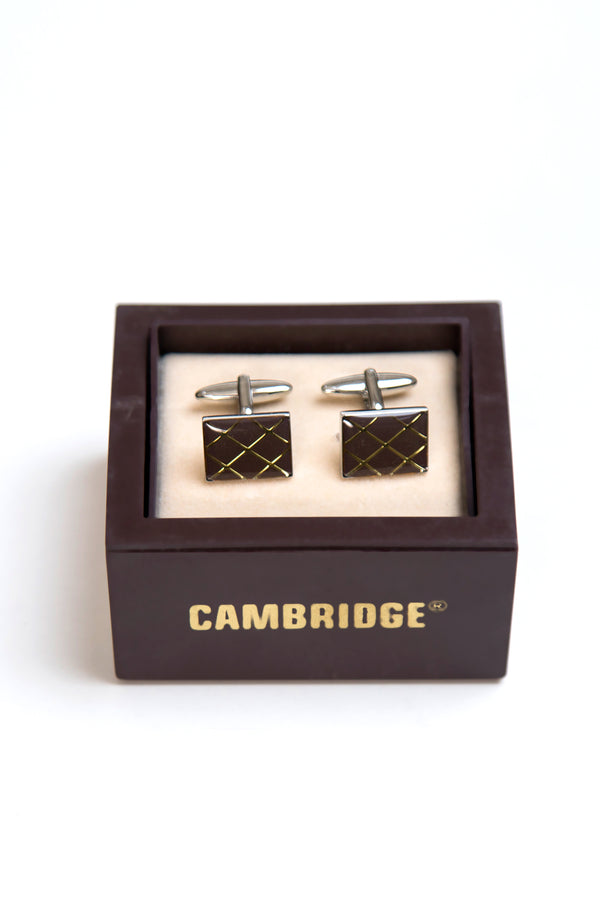 Diamond Check Cufflinks