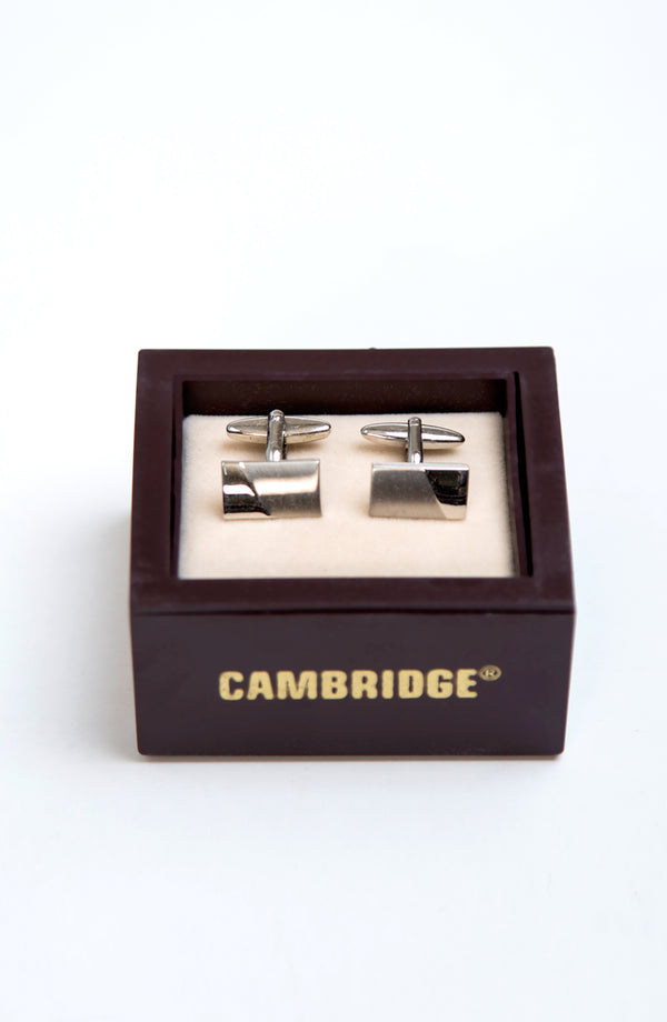 Double Silver Cufflinks