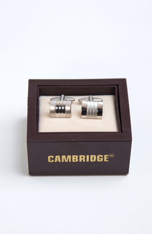 Double Silver Cufflinks