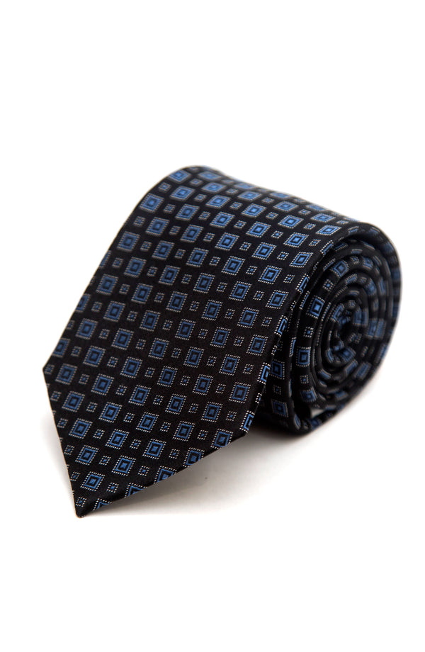 Blue Frames Tie (6537443508310)