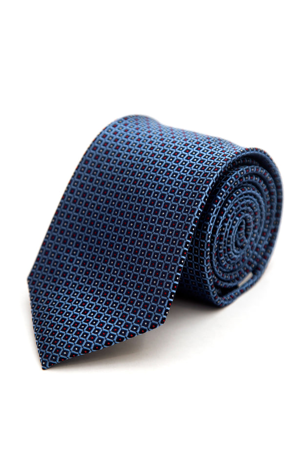Blue Square Tie (6538465738838)