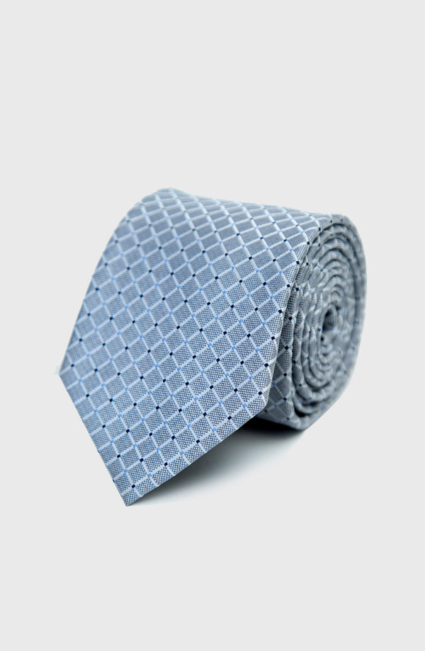 Dotted Squares Tie
