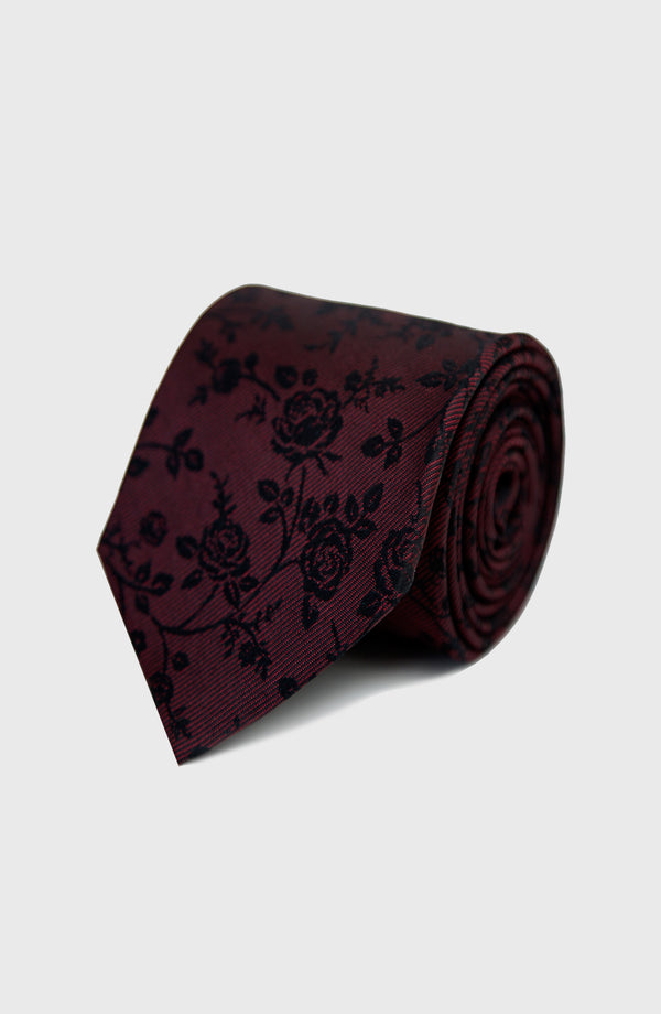 Floral Rose Tie