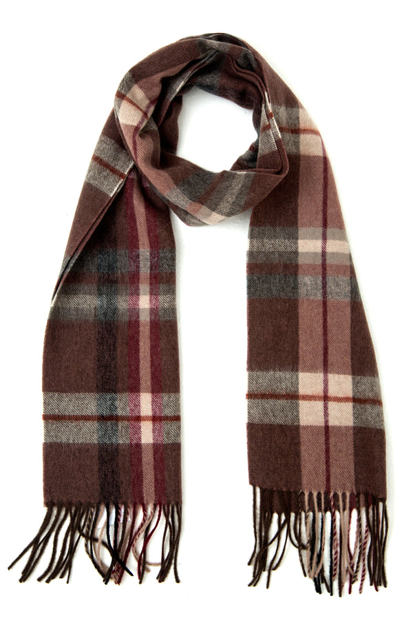 Coffee Plaid Muffler